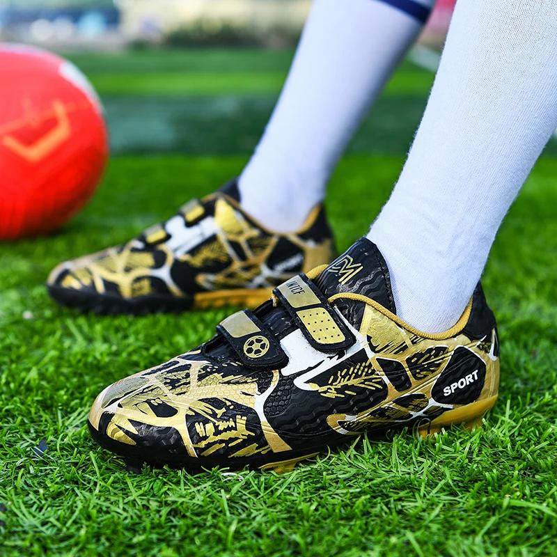 Chaussures de football bon marché pour enfants, chaussures d'entraînement pour garçons et filles, ba