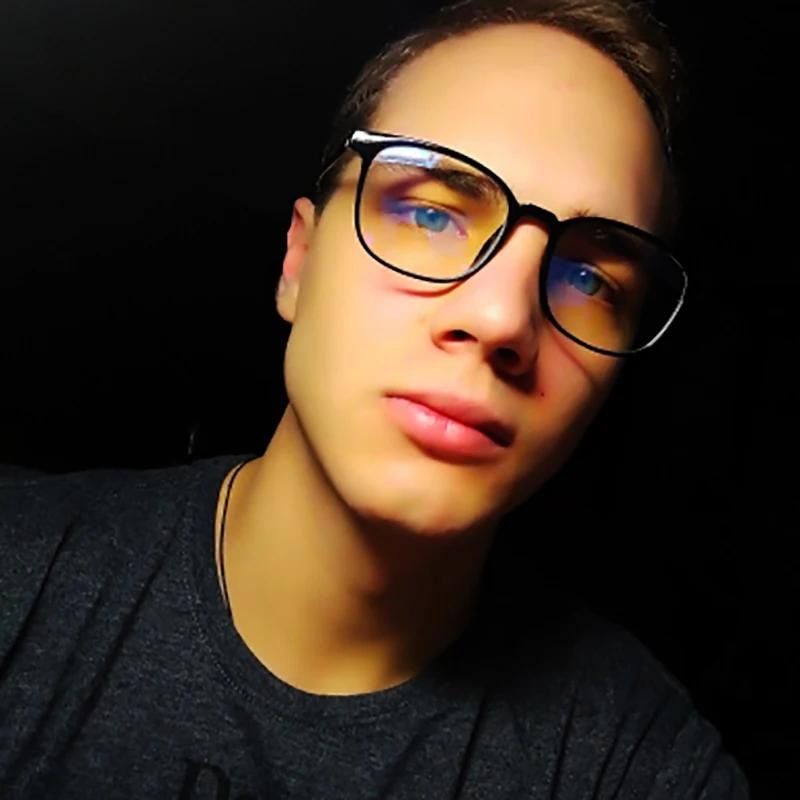 RMM rétro hommes lunettes cadre mode ordinateur lunettes cadre femmes Anti-lumière bleue Transparent