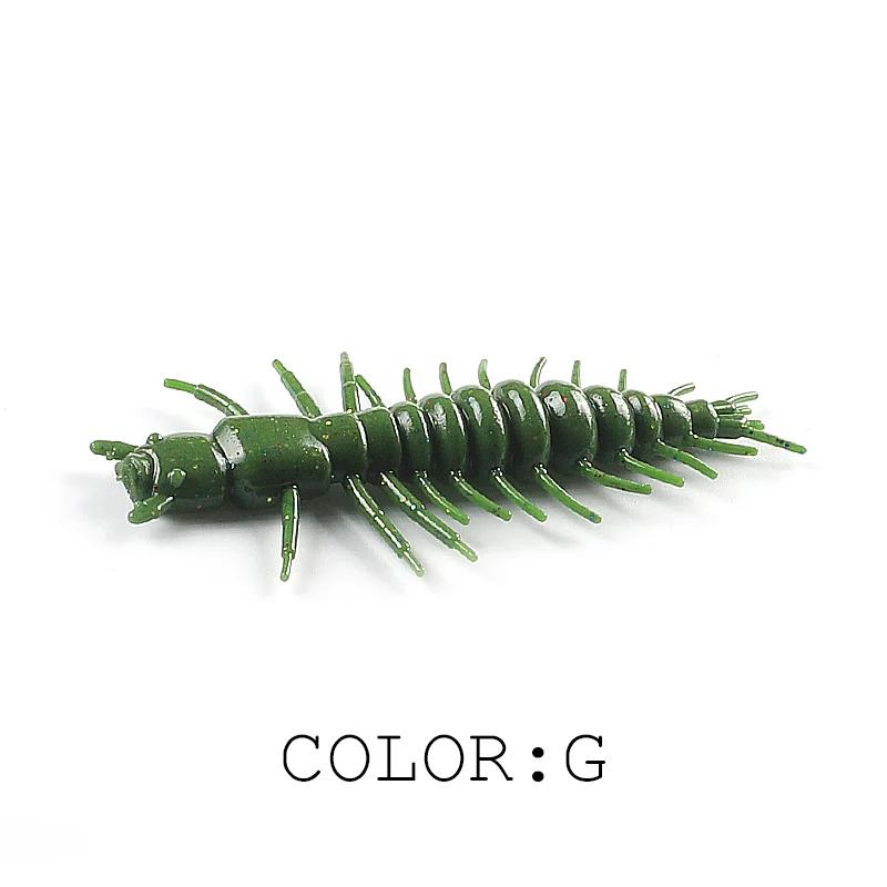 Zaza Larva – leurre souple flottant en Silicone, appât souple, 75mm/50mm, pour la pêche, nouveauté 2