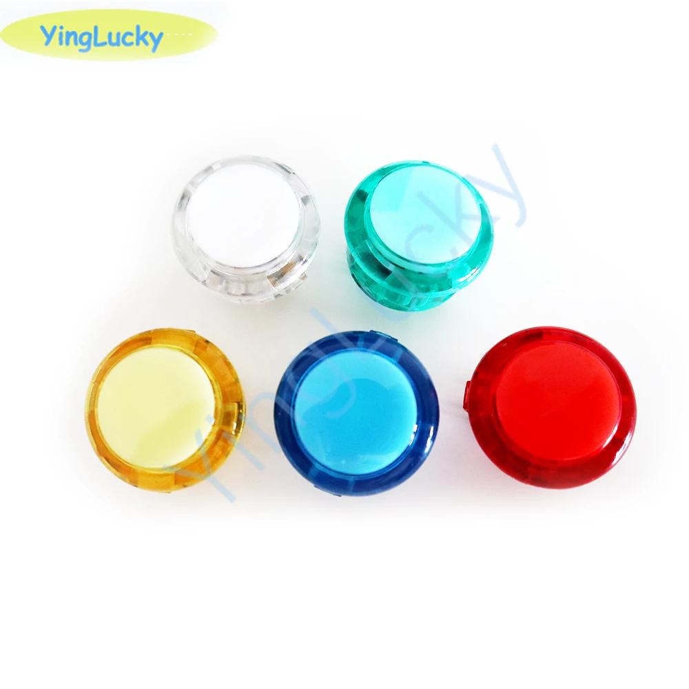 Bouton poussoir Led éclairé par Arcade, 5V / 12V, 24MM 30MM, copie ronde lumineuse SANWA OBSC pour j