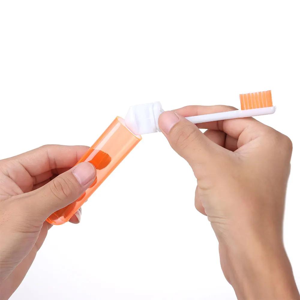 Brosse à dents pliante en plastique souple, brosse à dents d'extérieur, livres oraux utiles, voyage