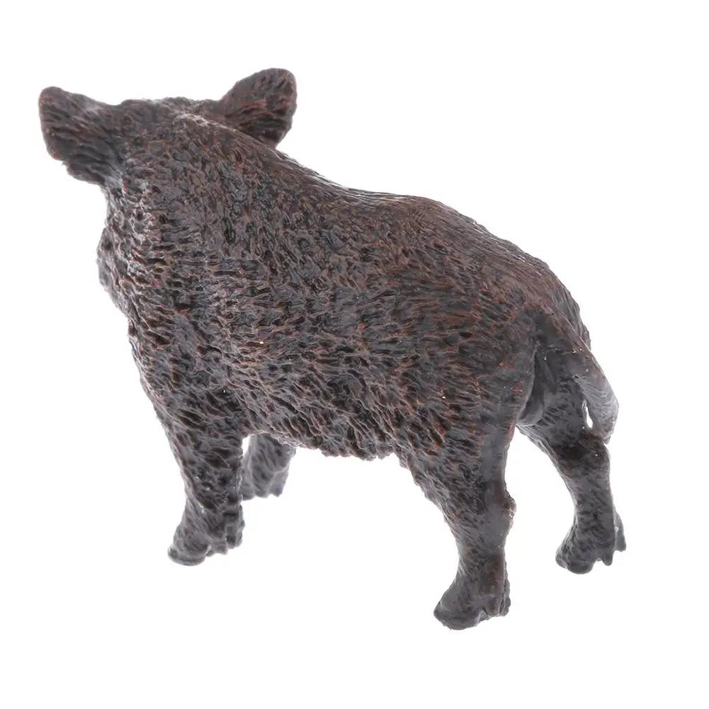 Figurine en PVC de sanglier de la vie sauvage, figurines de jouets, décoration de la maison, 2.8 pou