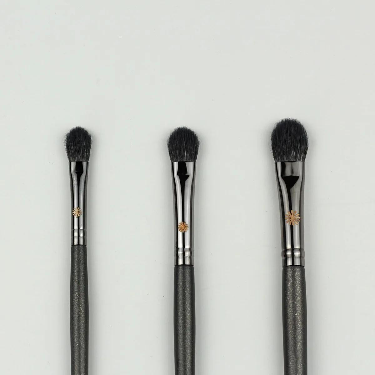 Pinceaux de maquillage pour fard à paupières, poils de chèvre, base d'ombre pour mélange de petits y