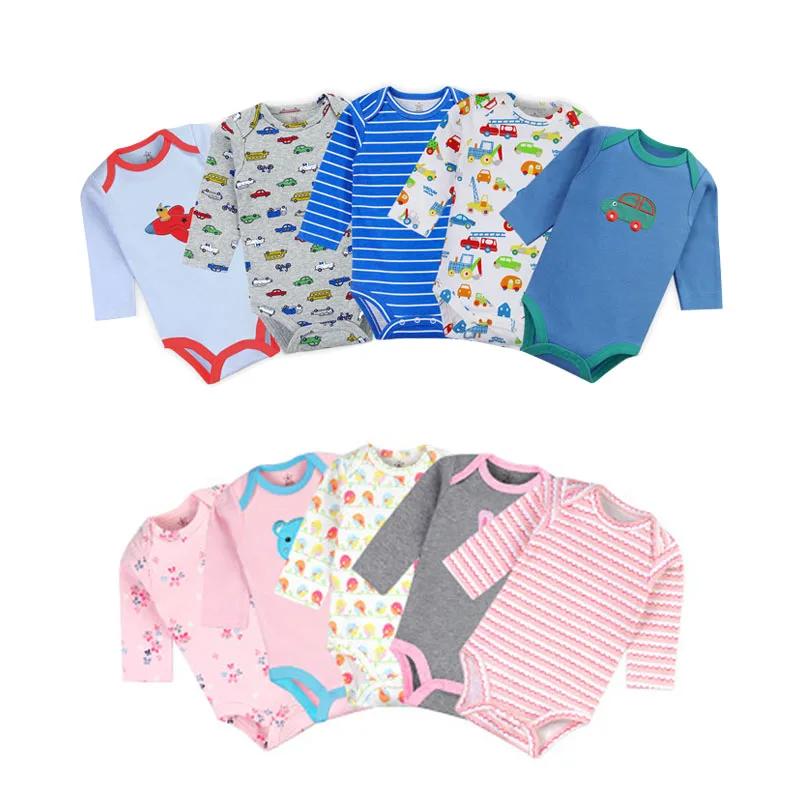 Body pour bébé en coton à manches longues, 5 pièces, 3M-24M, à ailes