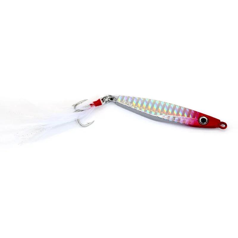 1 pièces métal Spinner gabarit leurre de pêche 4.5-7.5 cm 7-30g coulant dur appât artificiel plomb p
