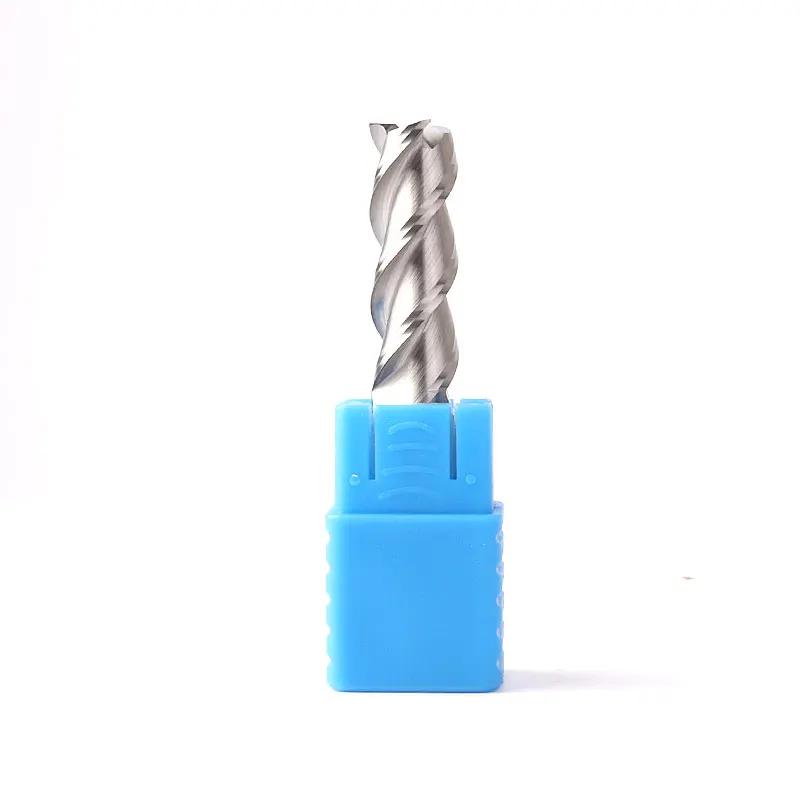 ZGT fraise en aluminium HRC50 3 cannelures aluminium cuivre coupe-bois outils de fraisage 3mm 4mm 6m