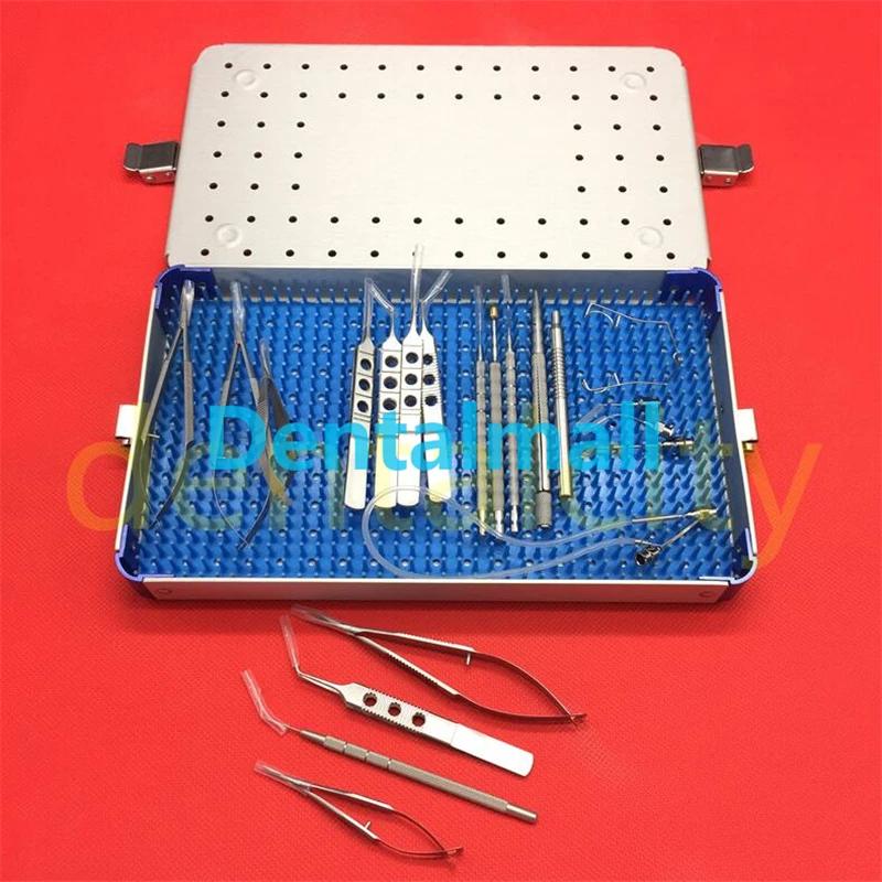 Instruments de micro-proporavec étui, 21 pièces/ensemble, générateurs de cataracte oculaire, micro d
