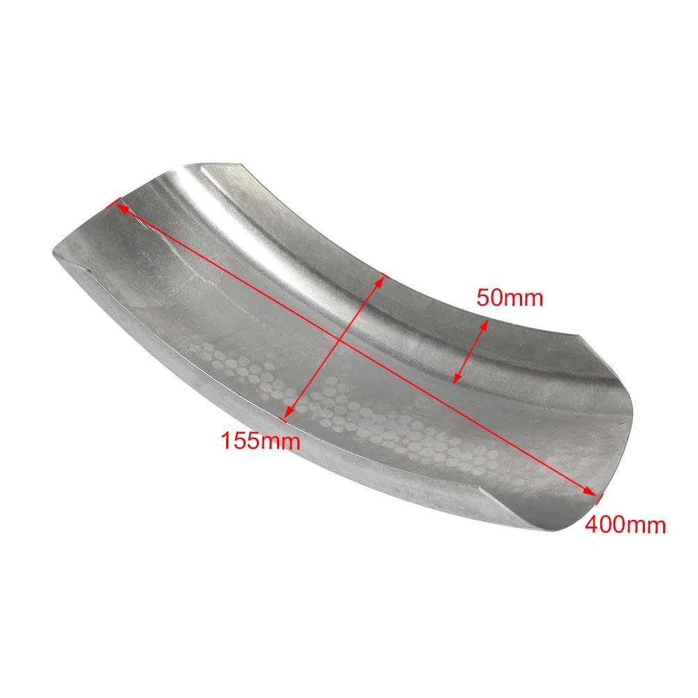 Garde-boue de protection de roue arrière pour moto Cafe Racer, 6.1 pouces, court/long, en acier non