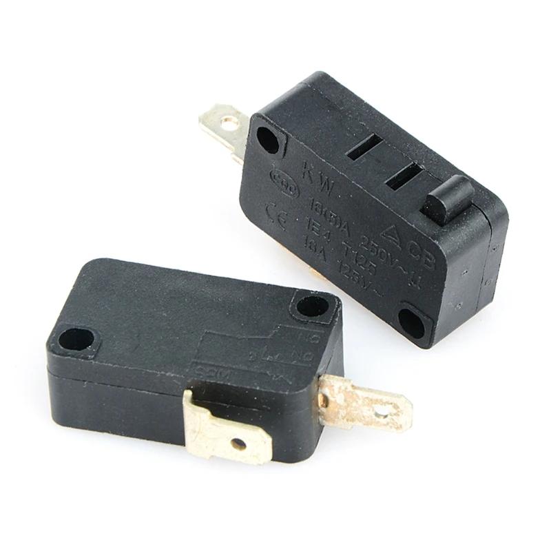 Micro interrupteur à 2 broches pour four à micro-ondes, 16a 250V, Micro interrupteur pour Machine à