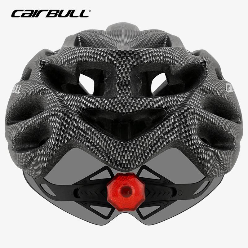 Casque de cyclisme léger route vtt VTT vélo Led casque L pour hommes femmes visoré casque de vélo Ca