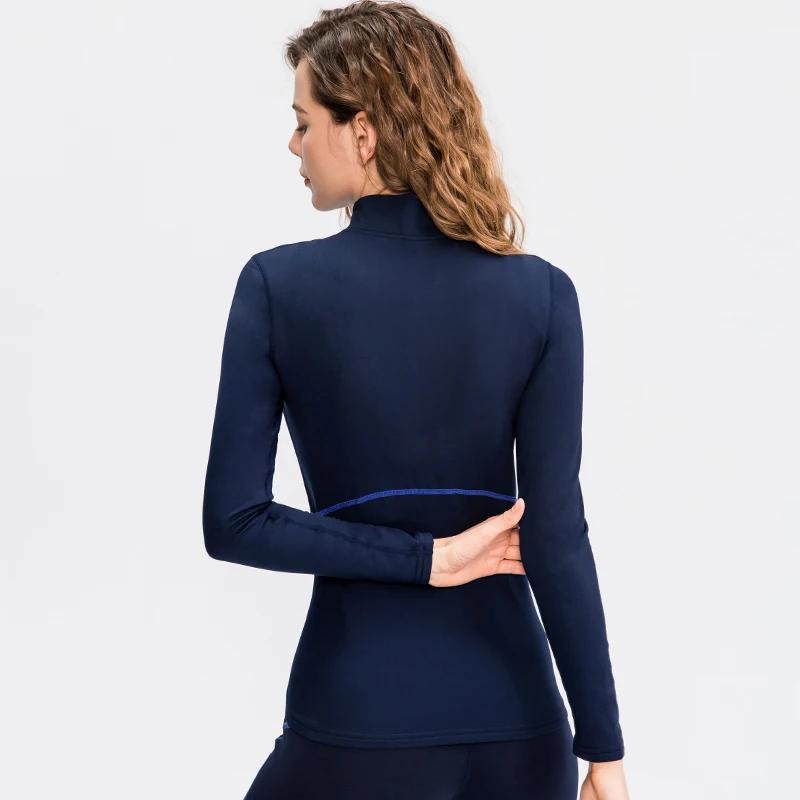 Femmes à manches longues dessus de Yoga Fitness haut de Yoga haut de sport tenue de sport pour les f