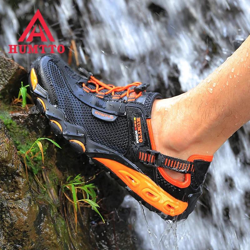 HUMTTO-Chaussures de Randonnée d'Été pour Homme et Femme, Baskets de Trekking en Plein Air, Escalade
