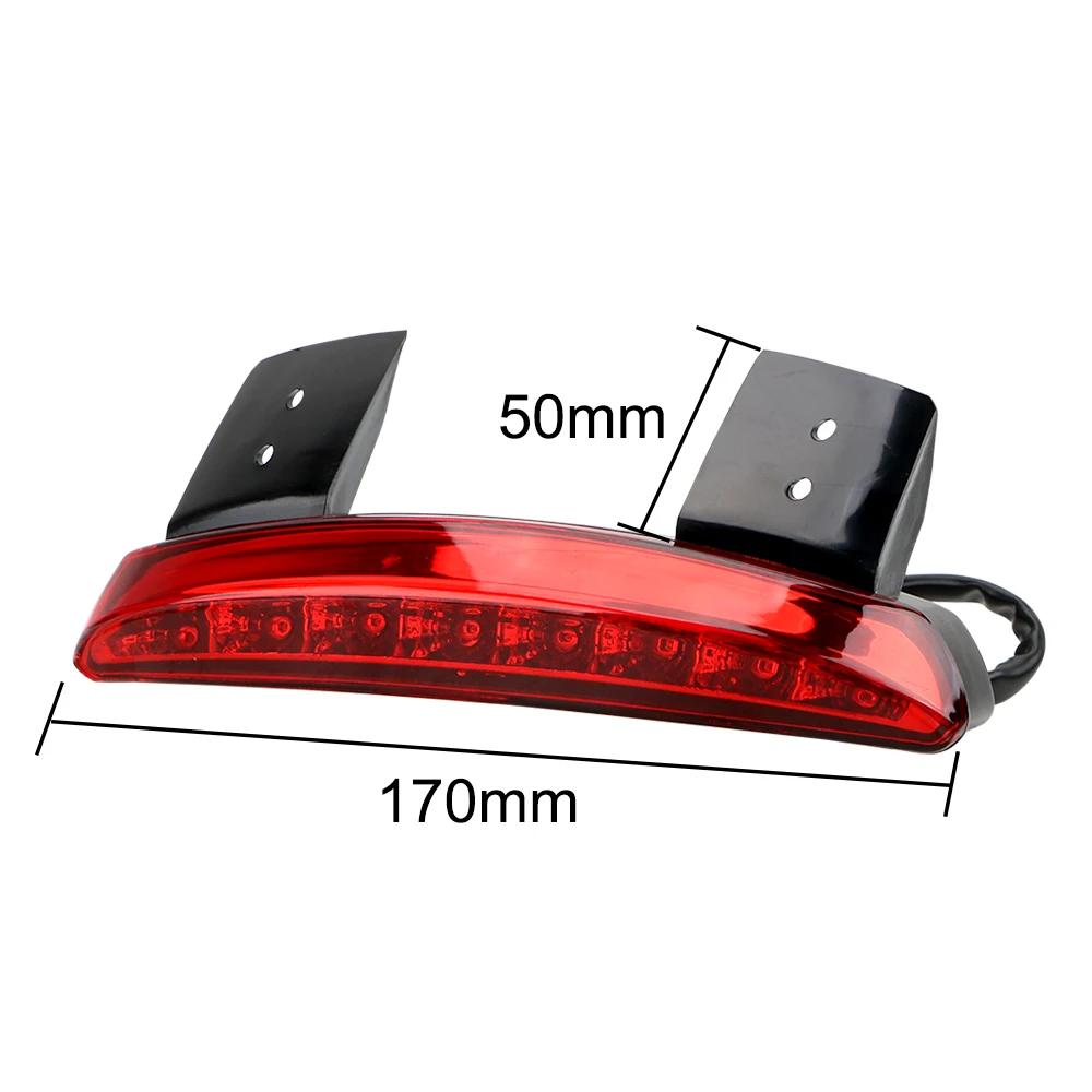 Fender Edge rouge lumière LED café Racer frein feu arrière moto feux arrière moto accessoires pour X