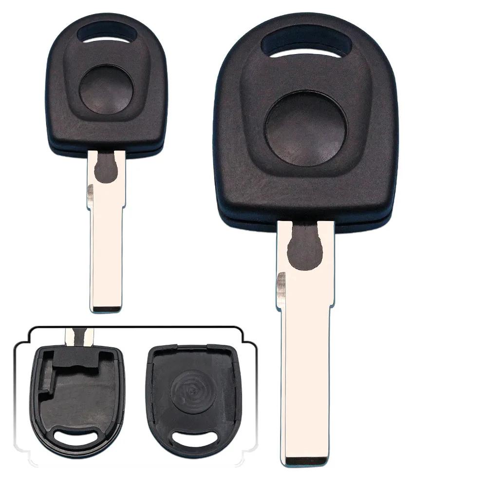 Keychannel 10 pièces/lot transpondeur clé coque HU66 HU162 lame puce tête étui de rechange clé de vo