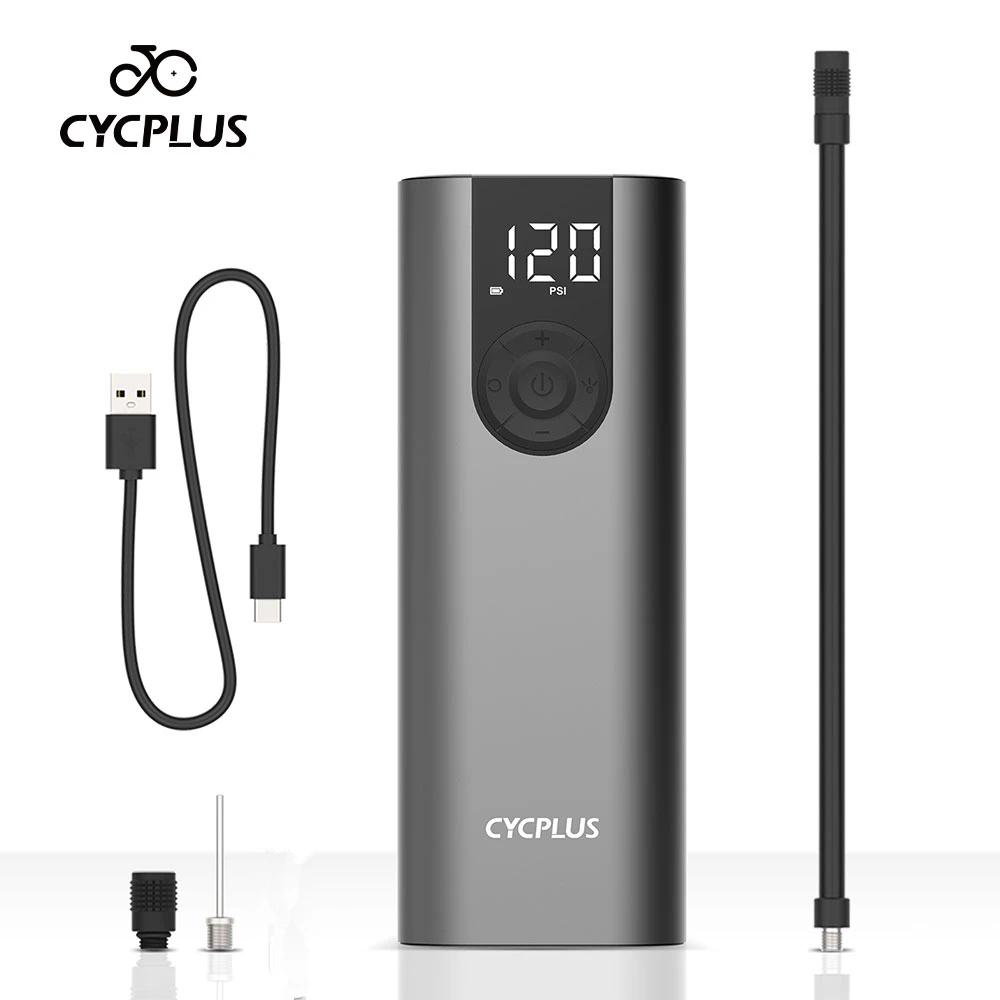 CYCPLUS A8 pompe à pneu de vélo Portable gonfleur de vélo compresseur d'air électrique batterie Rech