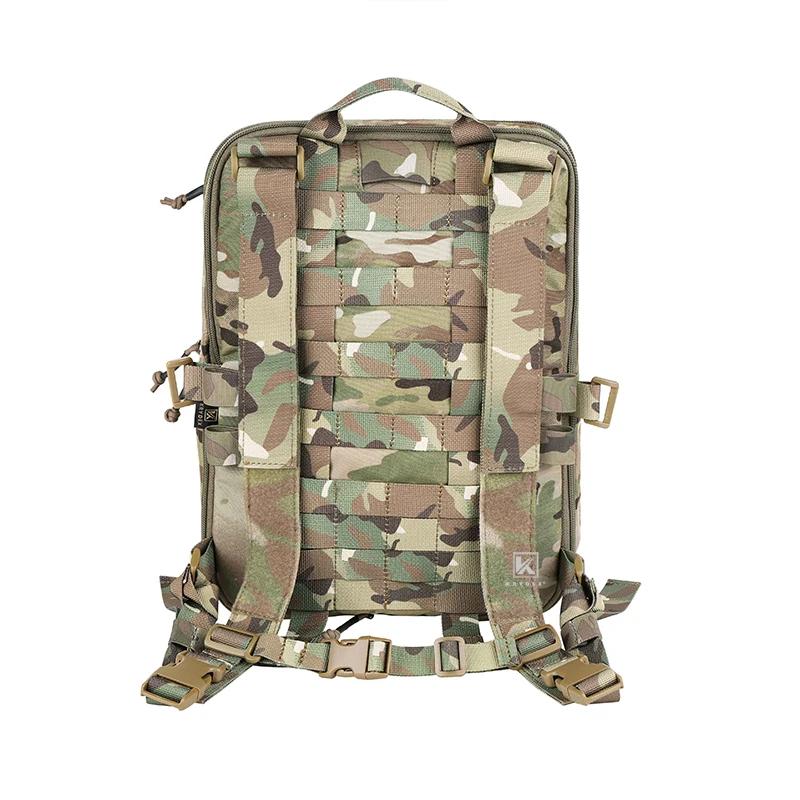 KRYDEX – sac à dos tactique D3, Version améliorée 23L, sac d'assaut extensible, hydratation MOLLE/sa