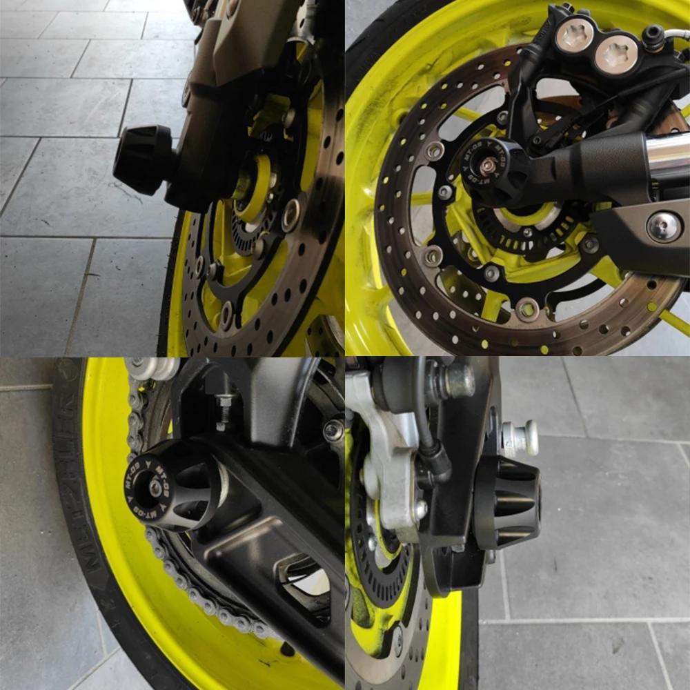 Fourche avant arrière Crash Slider pour YAMAHA MT-07 FZ-07 2014-2021 MT07 FZ07 MT09/SP FZ09 Moto rou