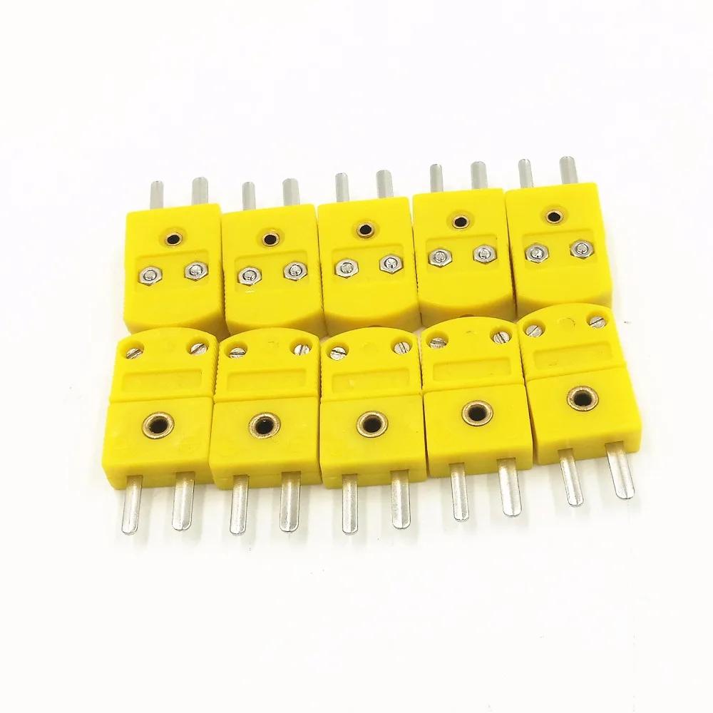 Mini connecteurs mâles/femelles de Type K, prise de température à Thermocouple, capteurs de Type K m