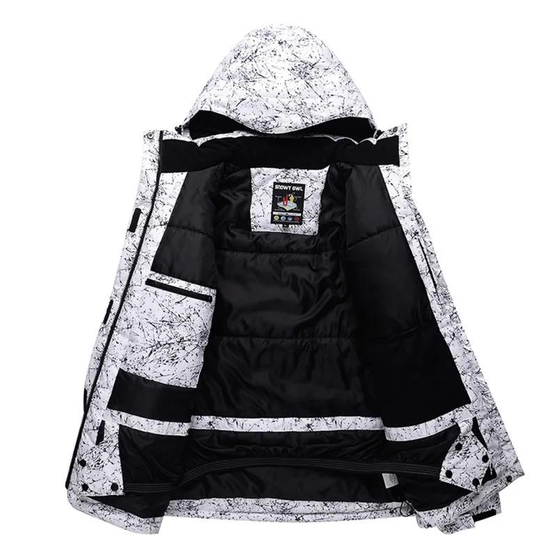 Combinaison de ski homme épaisse et chaude - Veste pantalon snowboard imperméable coupe-vent hiver