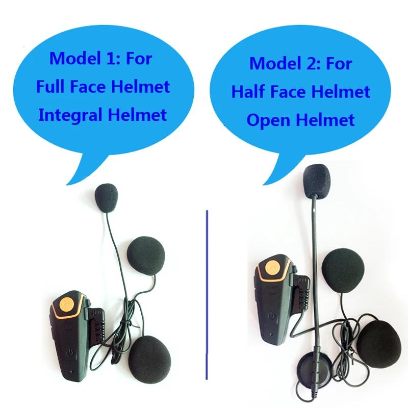 BT-S2NS casque de Moto BT casque Interphone Moto étanche Multi BT Interphone 1000M Interphones MP3 F