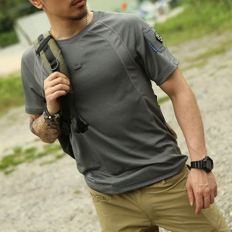 Levez songear-T-shirt de sport de plein air, étiquette bleue, lézard à cornes DulUMP, directeur uniq