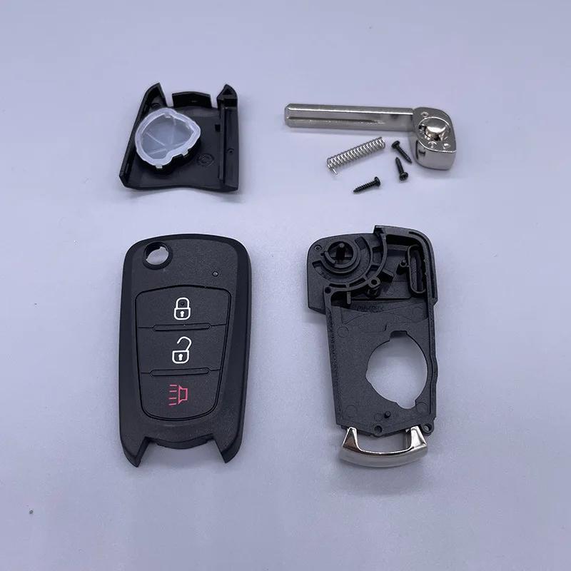 Coque de clé à distance de voiture à 3 boutons, pour GREAT WALL WINGLE STEED 5 6 HAVAL HOVER H5, cou