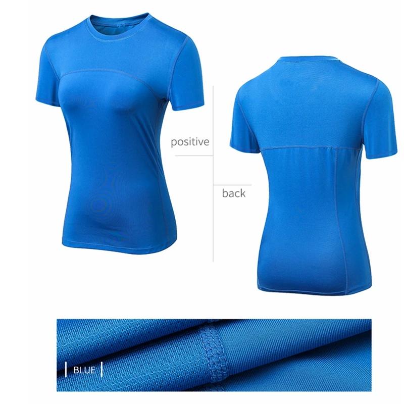 T-shirt de Yoga pour femmes, de Fitness, de course, de Sport, à séchage rapide, nouvelle collection