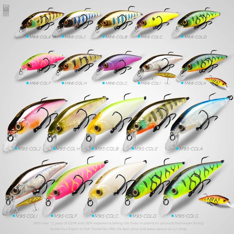 BEARKING Squad Minnow 95mm 14.8g 65mm 6g système de poids en tungstène SP leurres de pêche couleurs