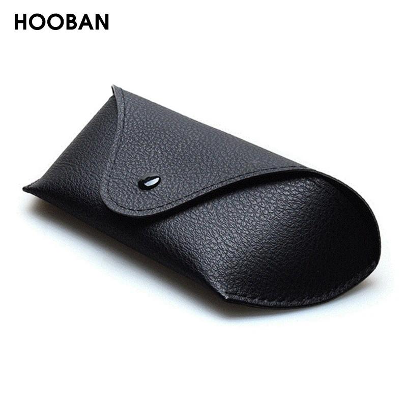 Étui de luxe pour lunettes de soleil à fermeture éclair EVA, boîte de protection en cuir PU noir de