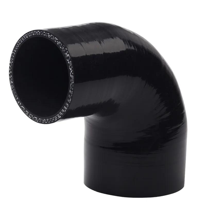 Tuyau en Silicone coude à 90 degrés 50mm 63mm 70mm 76mm 89mm 102mm noir bleu Intercooler tuyau d'adm