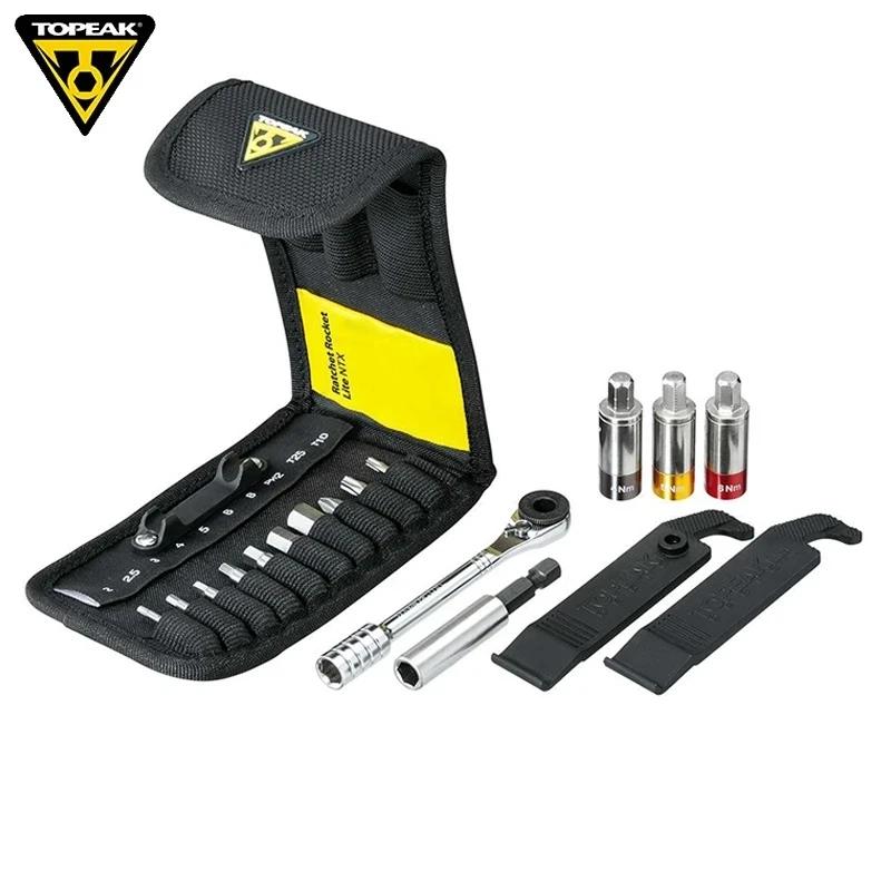 Outils de réparation de vélo Topeak, ensemble d'outils portables pour vélo de montagne et de route,