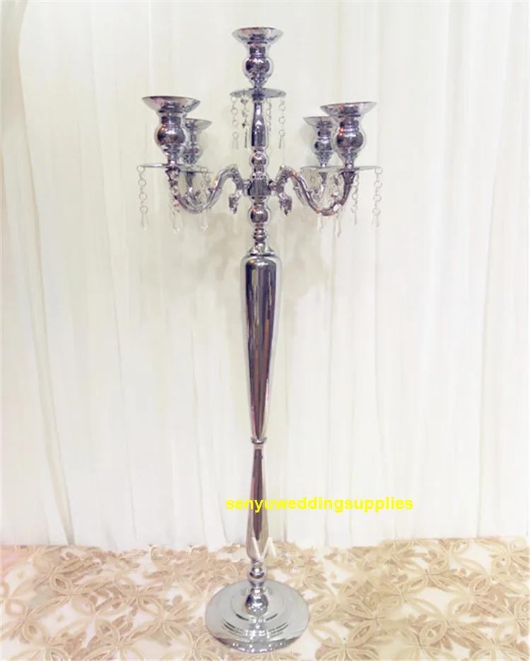 10 pièces) 115 cm de haut sol or galvanoplastie arc de mariage allée support de fleur pour centre de