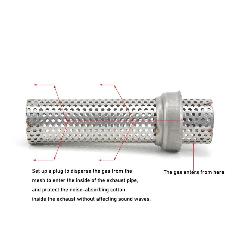 51mm 60mm universel DB tueur catalyseur sans lacet Moto silencieux bruit son échappement Moto évasio