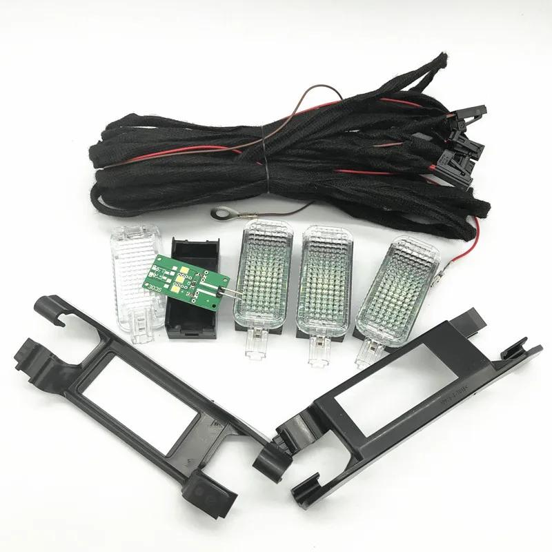 Support de câble de lumière LED pour pied de voiture, support de lampe pour VW Passat B6 B7 Jetta Go