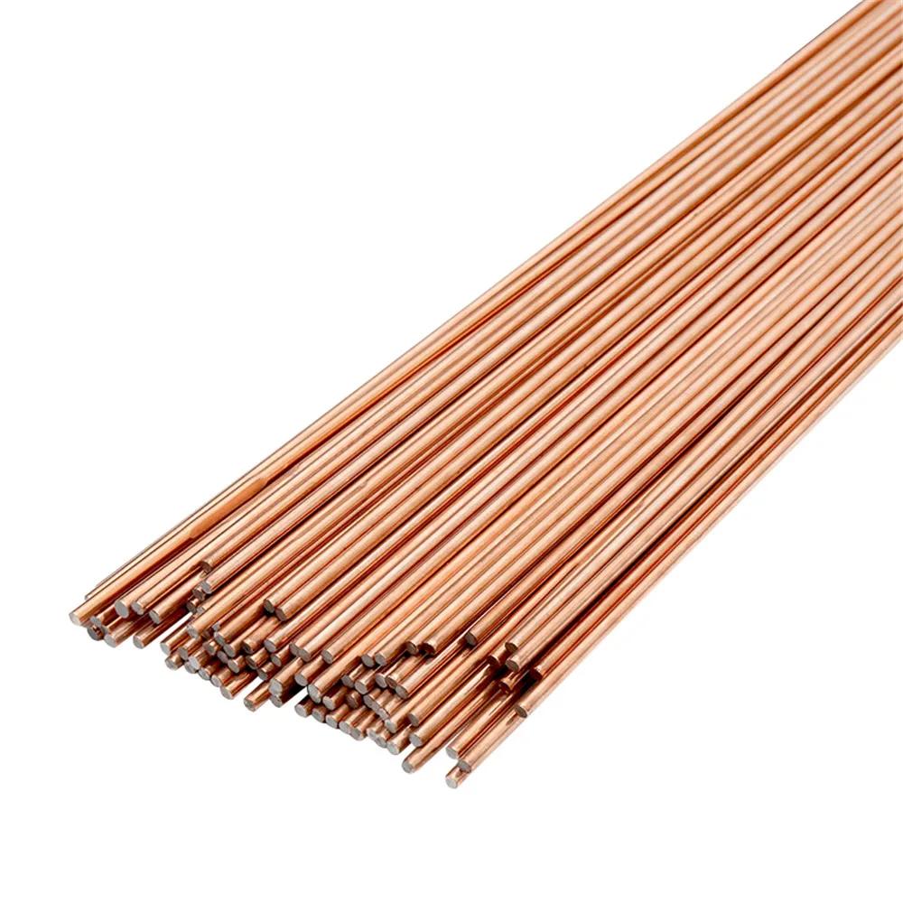 5/10/20 pièces 500mm tige de soudage en laiton phosphore cuivre électrode fil de soudage tige à soud