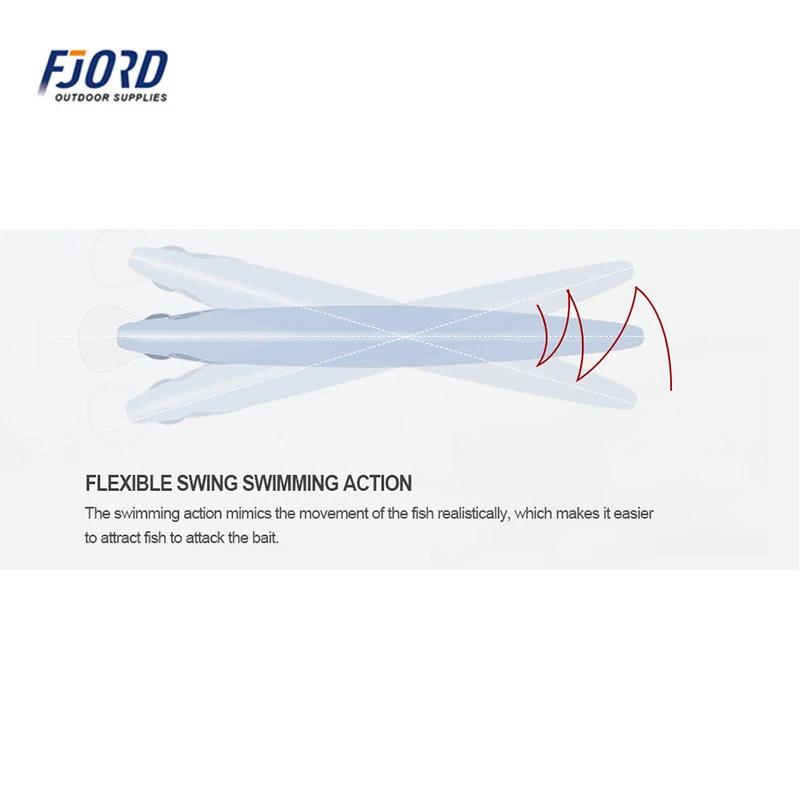 FJORD 90mm 40g 50g leurre de pêche dur coulant vairon manivelle appât professionnel qualité appât ar