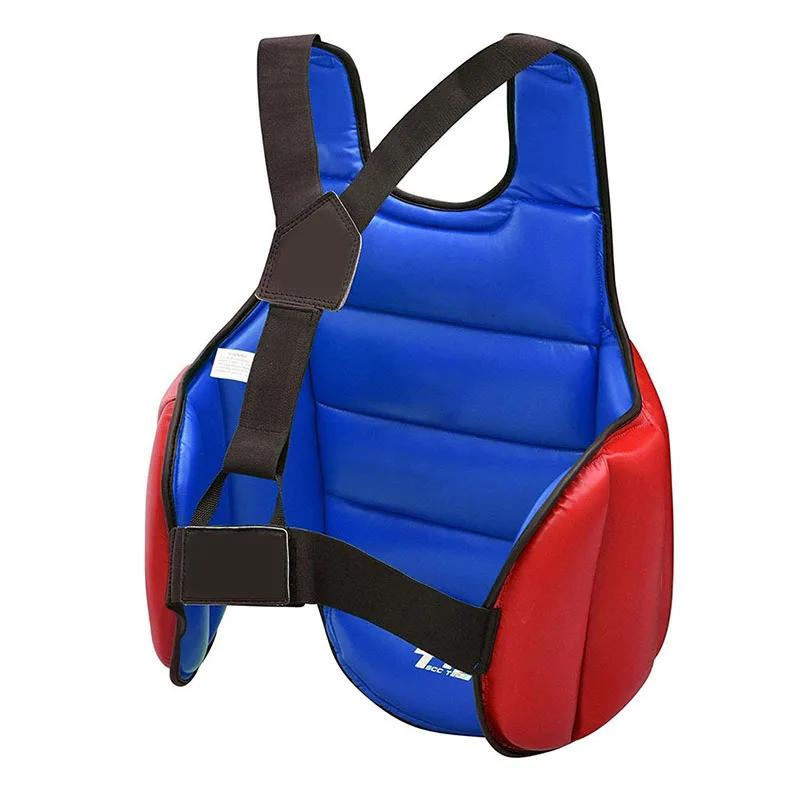 Protecteur poitrine réversible Taekwondo - Gilet armure côtes pour karaté, judo, arts martiaux