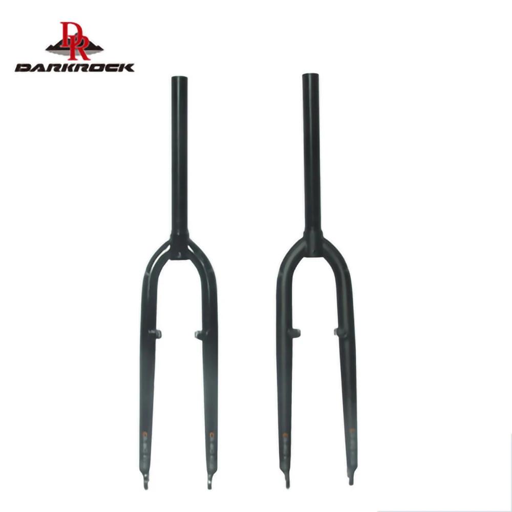 26/27.5ER DARKROCK CM-3 /CM-5 cr-mo Steels fourche avant 28.6mm disque et V frein vtt fourche rigide