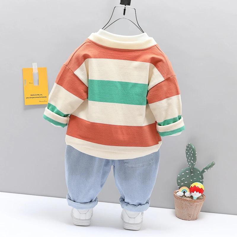 Nouveau printemps automne bébé vêtements enfants garçons veste décontractée T-Shirt pantalon 3 pièce