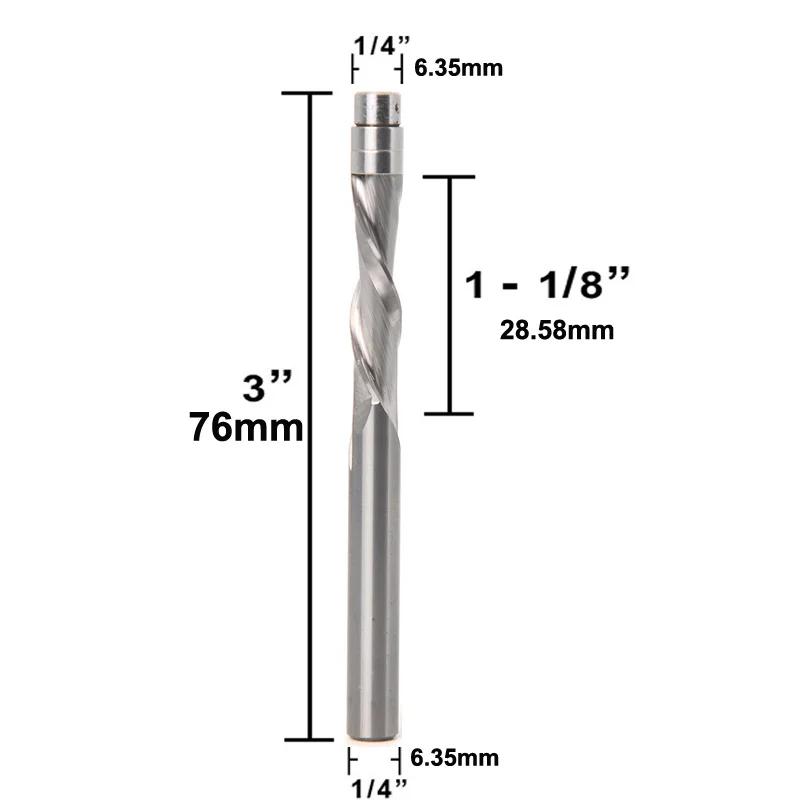Embouts de routeur CNC pour le travail du bois, fraises pour bois, fraise à pointe en carbure monobl
