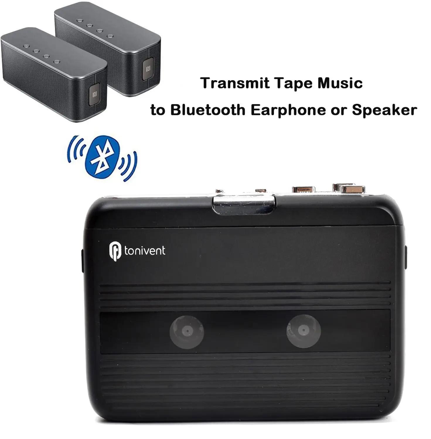 Lecteur de cassette Bluetooth, émetteur FM, baladeur stéréo, radio FM, lecteur de bande personnelle