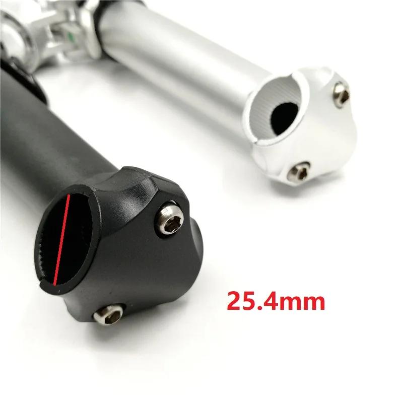 412 tige de vélo pliante 25.4mm-guidon 28.6mm-fourche 21.5cm Double écrou fixation intérieur tige pl