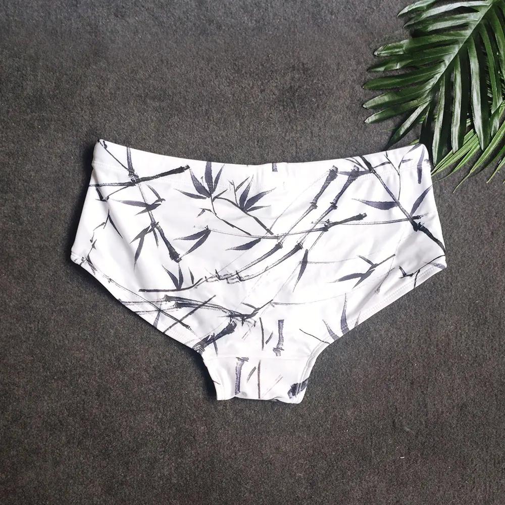 UXH hommes maillot de bain push-up maillots de bain taille basse maillots de bain surf plage Spandex