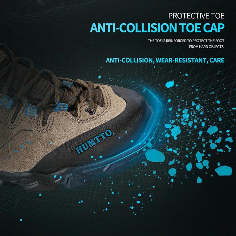 Chaussures randonnée imperméables hommes femmes cuir hiver escalade Trekking bottes sport 2021