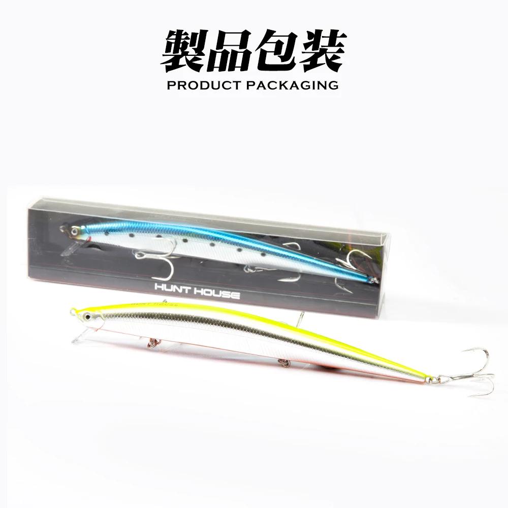 Hunthouse Tide vairon Flyer leurre de pêche 175mm 31g longue coulée coulant appât dur Pesca Jerkbait