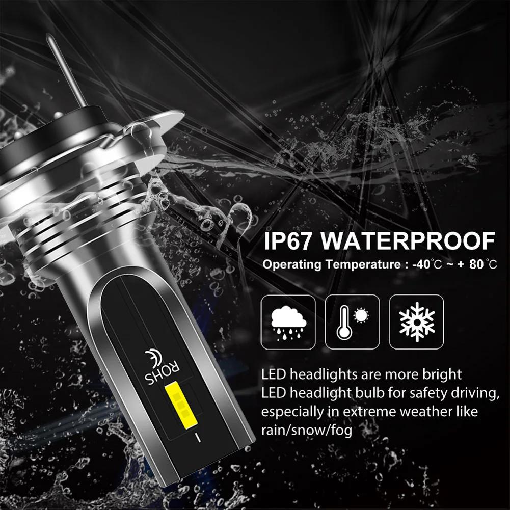 Lampe de sauna Canbus Turbo ZES pour voiture, H4, H7, H1, H3, H8, H9, H11, 9005, HB3, 9006, HB4, 80W