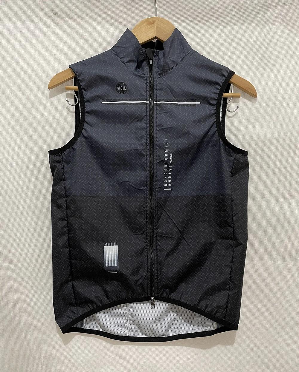 Gilet coupe-vent sans manches pour hommes, livraison en 48 heures, noir, de haute qualité, léger, re