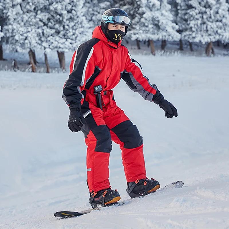 -30 degrés hommes combinaison de neige hiver homme salopette de ski polaire femmes snowboard vêtemen