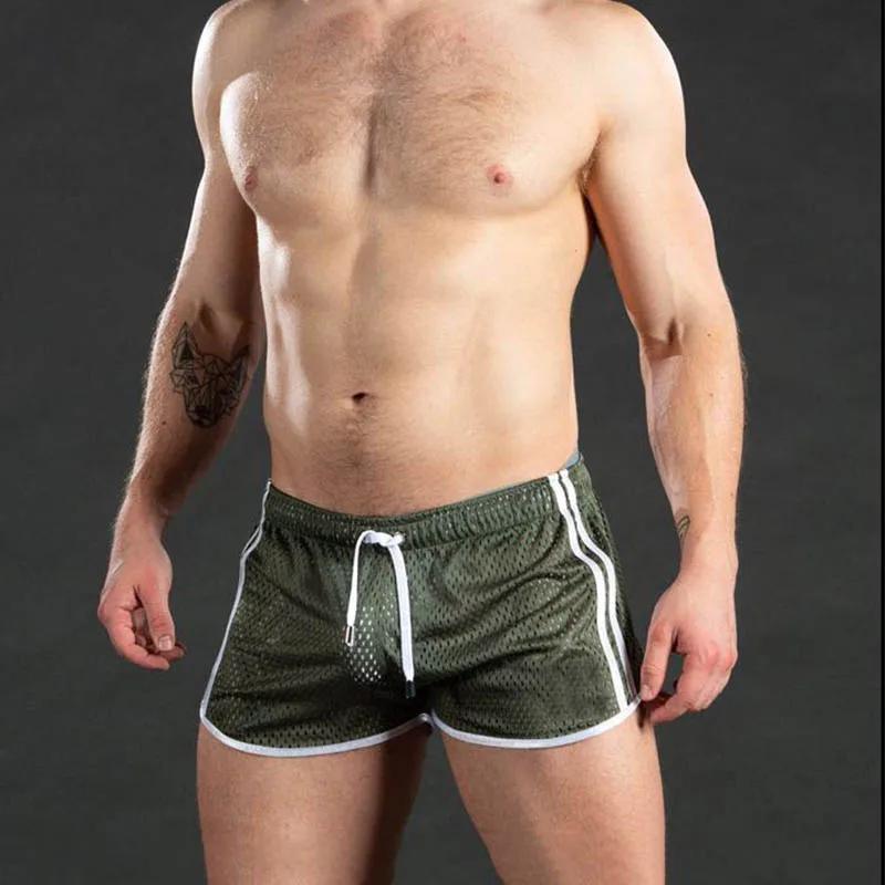 GITF nouveau Gym hommes Sport Shorts de course à séchage rapide grille entraînement pantalons courts