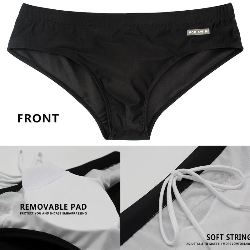Datifer 2026 – Nouveaux shorts de bain pour hommes, caleçons de natation en polyester, sous-vêtement